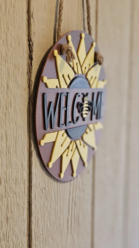Decorative Craft Sign - 3D printed home decor sign